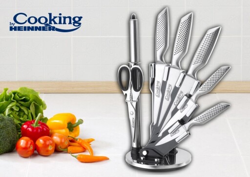 Set cutite de bucatarie Magnium, Heinner, 8 piese, inox