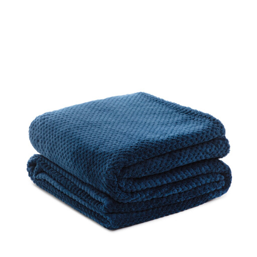 Cuvertura de pat Noah, Homla, 220x240 cm, poliester, albastru