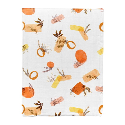 Pătură pentru copii albă din muselină 75x100 cm Rhapsody – Mijolnir