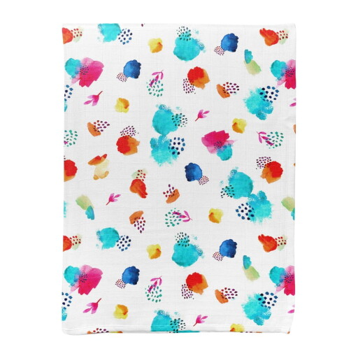 Pătură pentru copii albă din muselină 75x100 cm Summer – Mijolnir