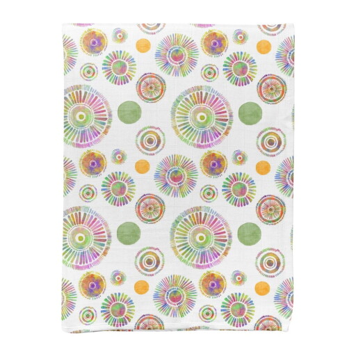 Pătură pentru copii albă din muselină 75x100 cm Maya – Mijolnir