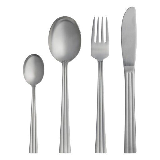 Tacâmuri argintii din oțel inoxidabil 16 buc. Thebe – Gense