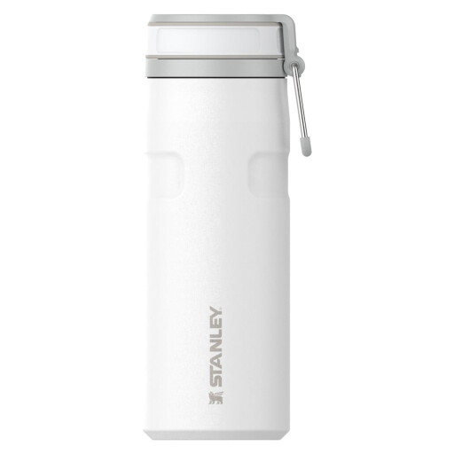 Termos alb din oțel inoxidabil 470 ml IceFlow™ Bottle Twist Flip Frost – Stanley