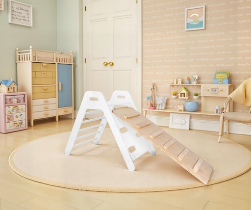 Triunghi de catarare Pikler, Hanah Home, BLTYZ-AKTV017, Stejar