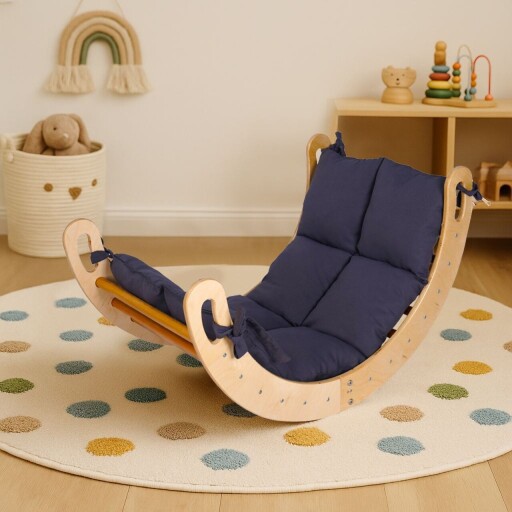 Triunghi de catarare Pikler, Hanah Home, BLTYZ-AKTV048, Stejar / Antracit