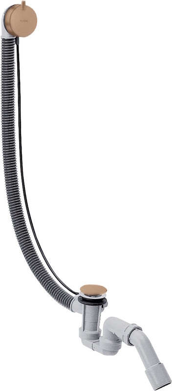 Sifon cu preaplin pentru cazi Axor Montreux Flexaplus S cu ornamente Red Gold periat