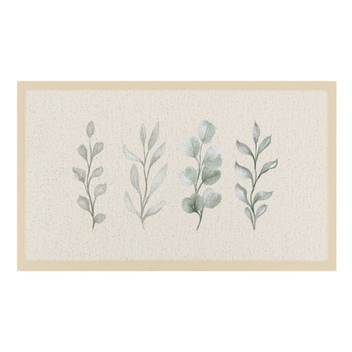 Covoraș de intrare 40x70 cm Neutral Leaves – Artsy Doormats