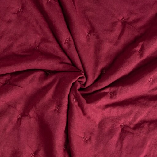 Cuvertura de pat Quilly, Homla, 200x220 cm, poliester, visiniu