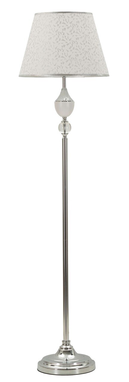Lampadar Kody, Mauro Ferretti, 1 x E27, 40W, 40x158 cm, fier, argintiu/alb