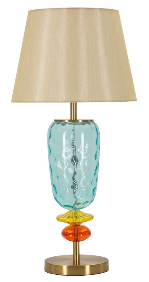 Lampa de masa Colorful, Mauro Ferretti, 1 x E27, 40W, 35x73 cm, fier/sticla, multicolor