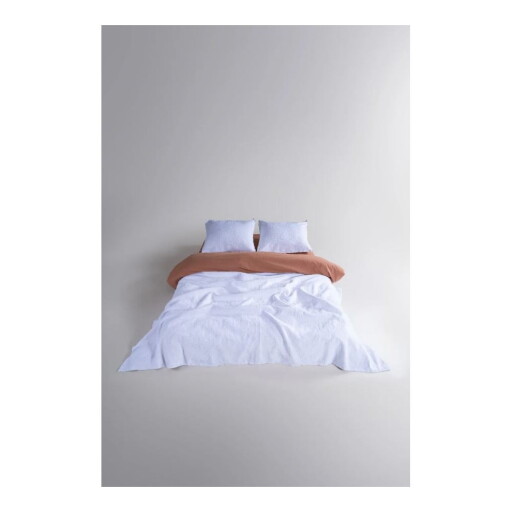 Set cuvertură și față de pernă alb din jacquard 240x260 cm Jacquard – Mila Home Luxury