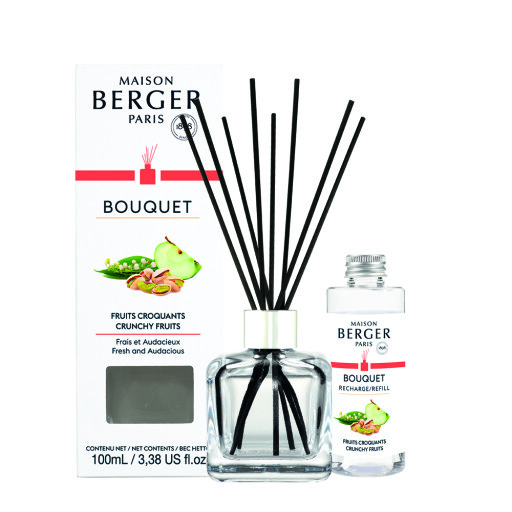 Difuzor parfum camera Maison Berger Ice Cube cu parfum Fruits Croquants 100ml