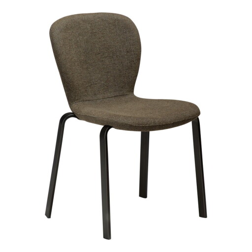 Scaun de dining kaki tapițat Heap – DAN-FORM Denmark