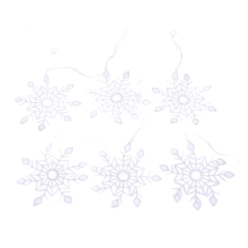 Ornamente de Crăciun 6 buc. din material textil ø 7 cm Knit – Dakls