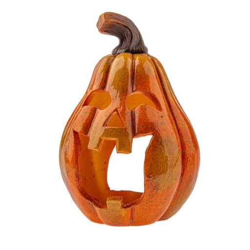 Sfeșnic din ceramică cu model de Halloween Pumpkin – Dakls