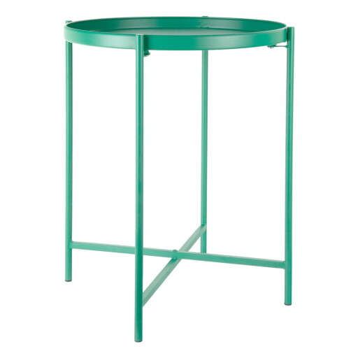 Măsuță auxiliară rotundă din metal ø 40 cm Meseta – Leitmotiv