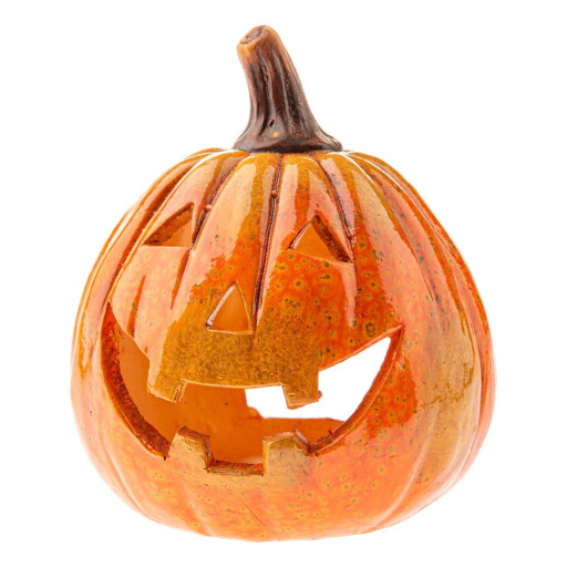 Sfeșnic din ceramică cu model de Halloween Pumpkin – Dakls