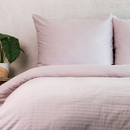 Lenjerie de pat dubla Agnes, Homla, 3 piese, 160x200 cm, bumbac satinat/poliester, gri