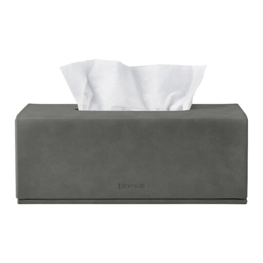 Cutie pentru șervețele din piele artificială Sahla – Blomus