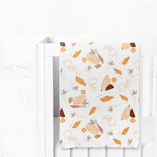 Patura bebelusi, L&#039;essentiel Maison, Boho, Galben / Albastru / Portocaliu