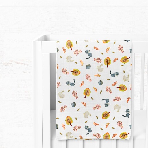 Patura bebelusi, L&#039;essentiel Maison, Forest, Galben / Albastru / Portocaliu