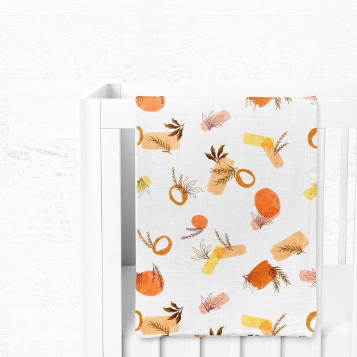 Patura bebelusi, L&#039;essentiel Maison, Rhapsody, Galben / Albastru / Portocaliu