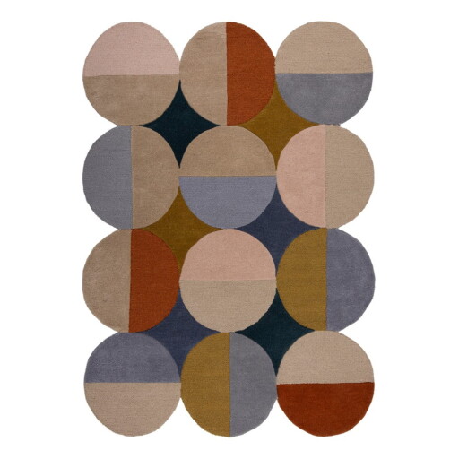 Covor țesut manual din lână 200x290 cm Mia Ellipse – Flair Rugs