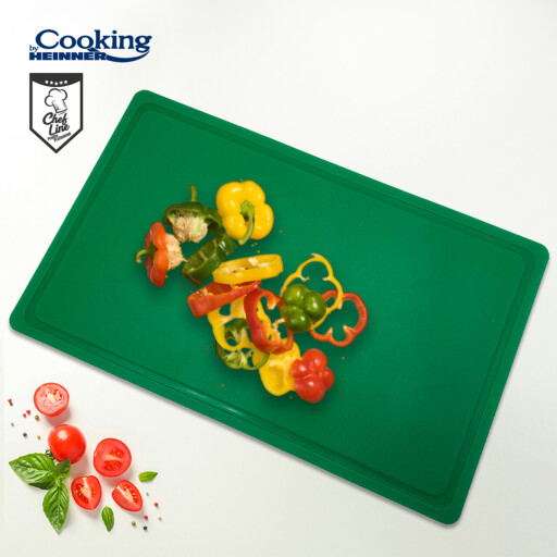 Tocator HACCP GN1/1, Cooking by Heinner, 53x32.5x2 cm, polietilena (LPDE), verde