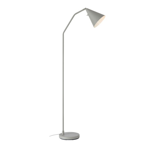 Lampadar gri LED cu intensitate reglabilă cu abajur din metal (înălțime 144 cm) Funil – Markslöjd