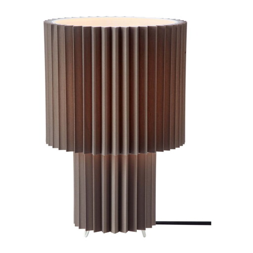 Veioză gri cu abajur textil (înălțime 32 cm) Catis – Markslöjd