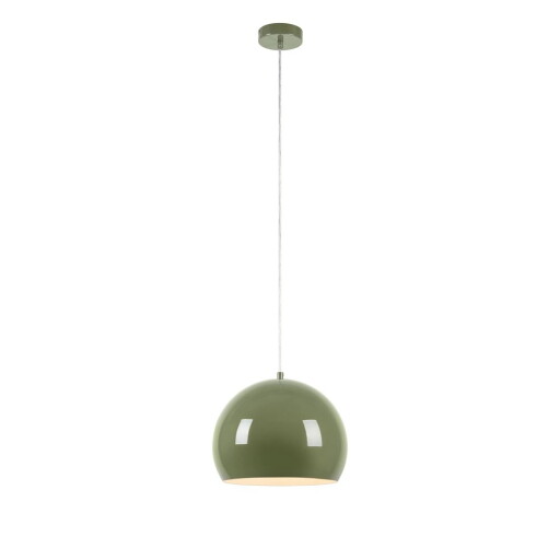 Lustră verde cu abajur din metal ø 28 cm Pop – Markslöjd