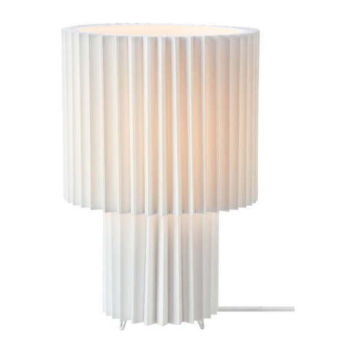 Veioză albă cu abajur textil (înălțime 32 cm) Catis – Markslöjd