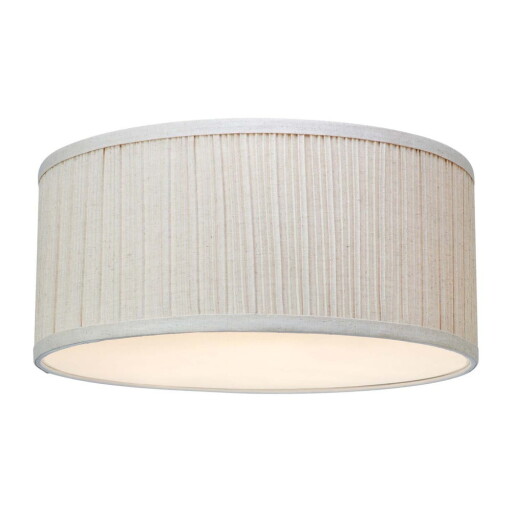 Plafonieră bej cu abajur textil Lux – Markslöjd