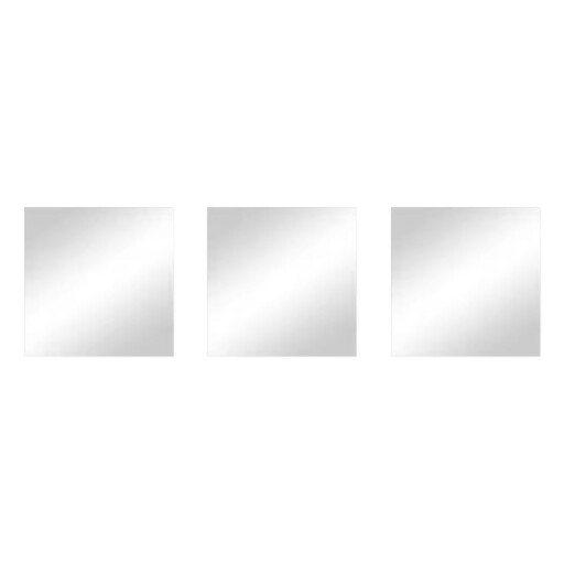 Oglinzi 3 buc. de perete 30x30 cm – MSV