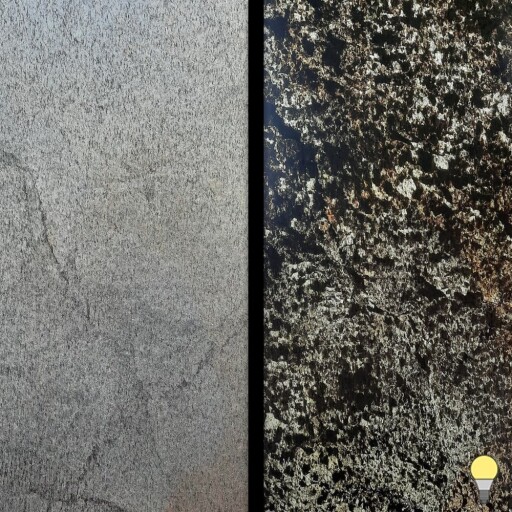 Ardezie Flexibila Translucida SKIN 2mm  - Silver Shine Gold, 280 x 125 cm | Iluminare Ambientala, Interior & Exterior