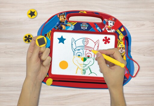 Tabla magnetica de desenat Paw Patrol, LEXIBOOK, 33x26x4 cm, plastic/magnet, multicolor