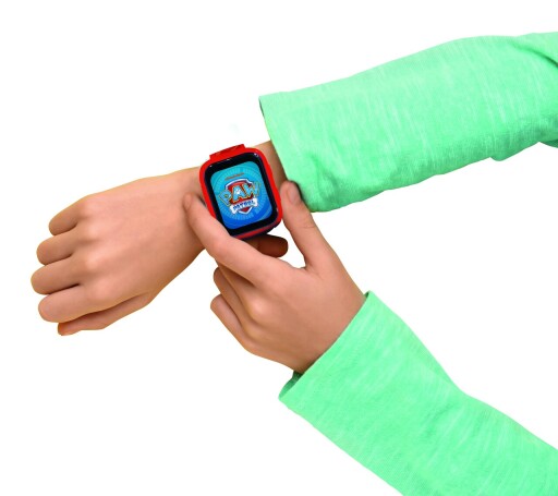 Ceas cu aparat foto si camera video pentru copii Paw Patrol, LEXIBOOK, 25 cm, plastic, multicolor