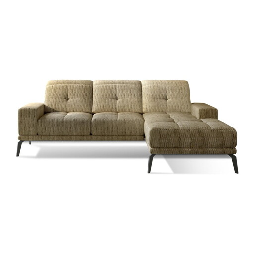 Colțar bej (cu colț pe partea dreaptă/cu șezlong) Torrense – ELTAP