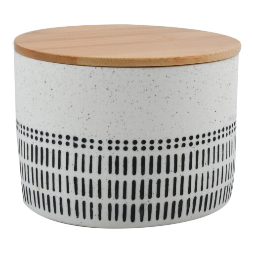 Organizator de baie alb pentru dischete demachiante, din polirășină Yuma – Spirella