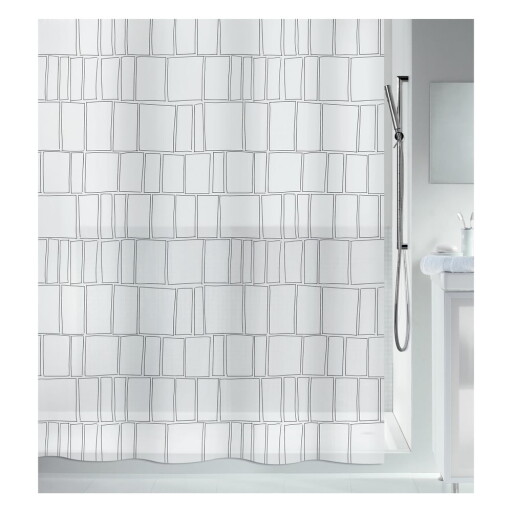 Perdea de duș 180x200 cm Construct – Spirella