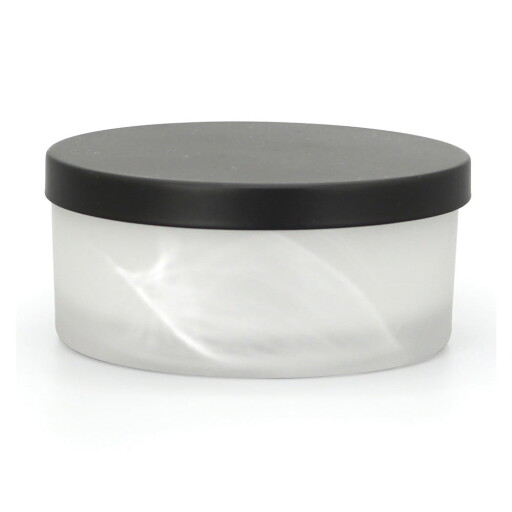 Organizator de baie alb pentru dischete demachiante, din sticlă Madison – Spirella