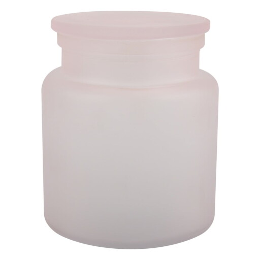 Organizator de baie roz deschis pentru dischete demachiante, din sticlă Yoko – Spirella