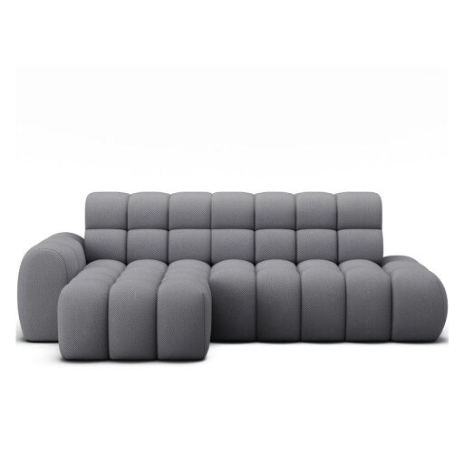 Colțar gri extensibil (cu colț pe partea stângă/cu șezlong) Ceedro – ELTAP