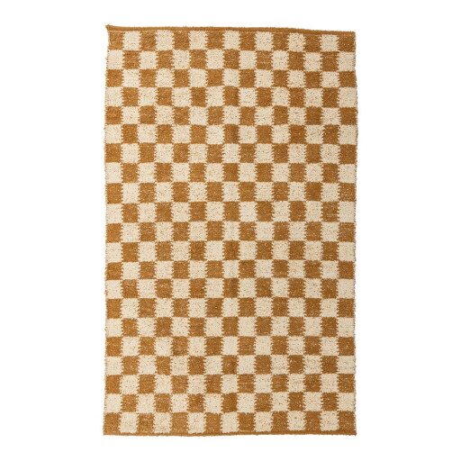 Covor bej/chihlimbar din bumbac 140x200 cm Chola – Bloomingville