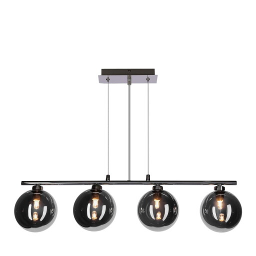 Lustră cu abajur din sticlă Somul – Candellux Lighting