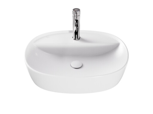 Lavoar Besco Anes Cera-Line 50x38cm  montare pe blat  alb