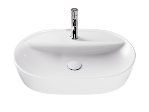 Lavoar Besco Anes Cera-Line 60x40cm  montare pe blat  alb