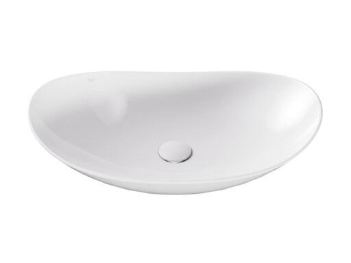 Lavoar tip bol Besco Viya Cera-Line 61.5x36cm  fara orificiu baterie  fara preaplin  alb