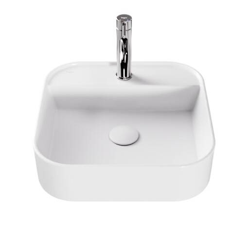 Lavoar Besco Assos Cera-Line 40x40cm  fara preaplin  alb