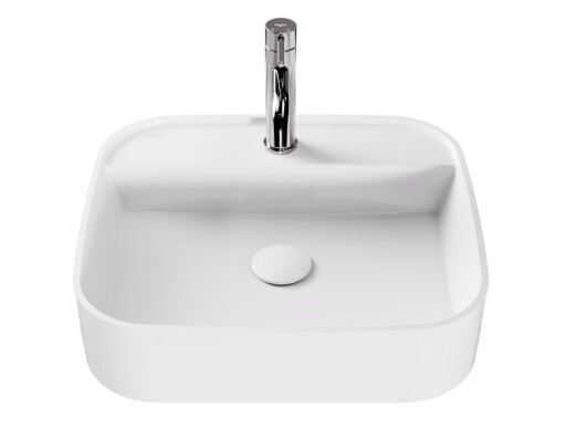 Lavoar Besco Assos Cera-Line 45x40cm  fara preaplin  alb